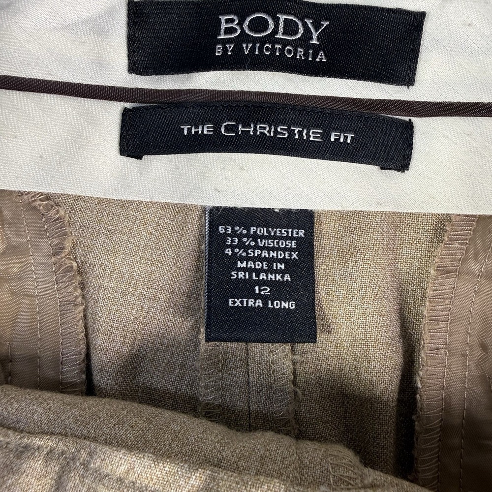 Body By Victoria The Christie Fit Pants Women's 12 Stretch Dress Slack - Picture 4 of 13